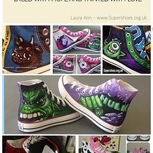 Supershoes volunteer Artist . Acr, lic Painting, Fashion Design, and Character Design project by Laura Ann - 04.12.2022