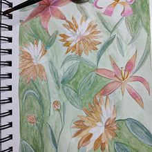 Mi Proyecto del curso: Técnicas de acuarela en negativo para ilustración botánica. Un progetto di Illustrazione tradizionale, Pittura ad acquerello e Illustrazione botanica di Monica Ruiz - 12.04.2022