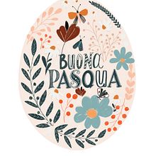 Lettering BUONA PASQUA  Ein Projekt aus dem Bereich Traditionelle Illustration, Digitale Illustration, Digitales Lettering und Lettering von Chiara Bacchini - 12.04.2022