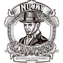 Mi Proyecto del curso: NuckyThompson - Blended Scotch Whisky. Ilustração tradicional, Ilustração digital, e Gravura projeto de Sergio Barvelo - 13.04.2022