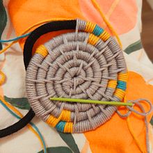 Coiled basket 1. Un proyecto de Telar de ginettew - 13.04.2022