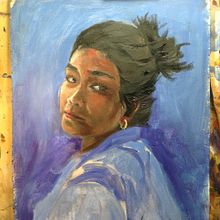 My project for course: Contemporary Oil Portraiture. Ilustração tradicional, Artes plásticas, Pintura, e Pintura a óleo projeto de armandoaranas_rising - 13.04.2022