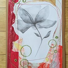 Il mio progetto del corso: Tecniche di ricamo sperimentale su carta. Un proyecto de Bellas Artes, Collage, Bordado y Diseño textil de Liana Montaruli - 13.04.2022