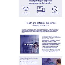 Ejemplo Landing Back To Work (Versión PT) - Lyreco . Graphic Design, Web Design, and Marketing project by Cristina Crespo Cabrera - 04.13.2022