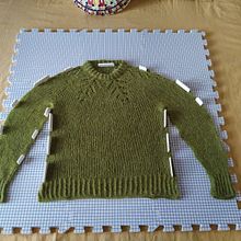 Proyecto del curso "Diseño y tejido de prendas de punto sin costuras con agujas circulares". Un progetto di Maglia di annacapdevilois - 13.04.2022