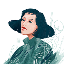 Portraits. Un proyecto de Ilustración tradicional, Dibujo de Retrato e Ilustración digital de Martina Hoffmann - 13.04.2022
