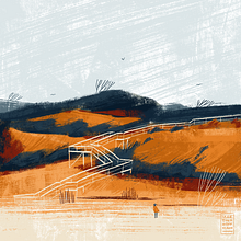 Landscapes. Un proyecto de Ilustración tradicional, Ilustración botánica, Ilustración infantil e Ilustración digital de Martina Hoffmann - 13.04.2022
