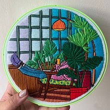 Down time . Embroider project by Coricrafts - 04.13.2022
