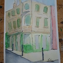 Mi Proyecto del curso: Dibujo arquitectónico con acuarela y tinta. Sketching, Drawing, Watercolor Painting, Architectural Illustration, Sketchbook & Ink Illustration project by Sabrina Drinkwater - 04.13.2022