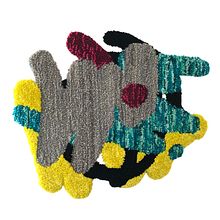 Tufted Graffiti. Fine Arts, Arts, Crafts, Punch Needle, and Textile Design project by Molk - 04.13.2022