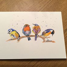 My project for course: Artistic Watercolor Techniques for Illustrating Birds. Een project van Traditionele illustratie, Aquarelschilderen, Realistische tekening y Naturalistische illustratie van delaney_7 - 04.04.2022