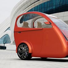 Nibi -Vehiculo  electrico de tres ruedas. 3D, Design de automóveis, e Design industrial projeto de nataliagutierrezesquivel - 30.11.2020