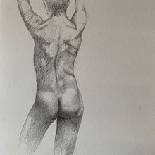 Il mio progetto del corso: Disegno della figura umana in movimento. Un progetto di Belle arti, Bozzetti, Disegno a matita, Disegno e Disegno realistico di Marì Romano - 14.04.2022