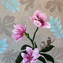 My project for course: Botanical Painting with Acrylic. Een project van Traditionele illustratie,  Beeldende kunst, Schilderij,  Acr, lschilderij y  Botanische illustratie van Marion Berkhout - 14.04.2022