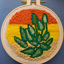 Mi Proyecto del curso: Introducción al bordado botánico. Textile Design, and Embroider project by msilvanagar - 04.15.2022