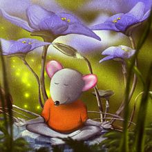 Toutedouce fait du yoga. Traditional illustration, and Digital Illustration project by André André Simard - 04.14.2022
