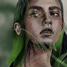Mi Proyecto del curso: Retrato ilustrado con Procreate. Un proyecto de Ilustración tradicional, Ilustración vectorial, Ilustración digital y Dibujo de Retrato de Stefania Illino Ruiz - 15.04.2022