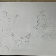 Mein Kursprojekt: Figurenentwicklung durch Beobachtungszeichnen. Un projet de Illustration traditionnelle, Conception de personnages, Dessin , et Carnet de croquis de b.tschuppert - 15.04.2022