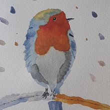 Mi Proyecto del curso: Acuarela artística para ilustración de aves. Traditional illustration, Watercolor Painting, Realistic Drawing, and Naturalistic Illustration project by Verónica Giovannini - 04.15.2022