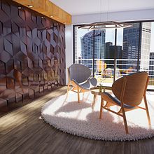 Mi Proyecto del curso: ArchViz avanzada con Cinema 4D y Corona Renderer. Un progetto di 3D, Architettura, Architettura digitale, Progettazione 3D e ArchVIZ di Héctor Pacheco Díaz - 15.04.2022