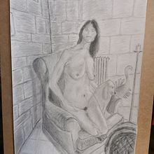 Il mio progetto del corso: Disegno realistico della figura umana. Un proyecto de Ilustración tradicional, Bellas Artes, Bocetado, Dibujo a lápiz, Dibujo, Dibujo realista y Dibujo anatómico de Fabio Coluccia - 16.04.2022