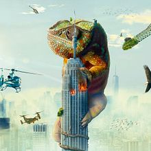 My project for course: Matte Painting of Imaginary Worlds in Photoshop. Photograph, Post-production, Photo Retouching, Photomontage, and Matte Painting project by Anton Luzan - 04.16.2022