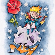 Mi Proyecto del curso: Relatos ilustrados: de la idea al papel "El Principito". Un proyecto de Ilustración tradicional, Bellas Artes, Pintura, Dibujo a lápiz, Dibujo, Pintura a la acuarela, Ilustración infantil y Narrativa de Jorch De Castro - 17.04.2022