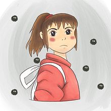 Spirited Away. Traditional illustration, Drawing, Digital Illustration, Digital Drawing, Digital Painting & Ink Illustration project by María José Villalobos - 04.17.2022
