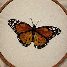 My project for course: Realistic Embroidery Techniques. Traditional illustration, Embroider, and Textile Design project by Megan Bernstone - 04.17.2022