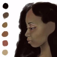 Piele. Painting, and Digital Painting project by Rhiunno - 02.14.2020
