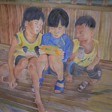 My Works. Un proyecto de Bellas Artes, Ilustración tradicional, Instagram, Pintura acrílica y Pintura a la acuarela de Gracie Madridano - 18.04.2022