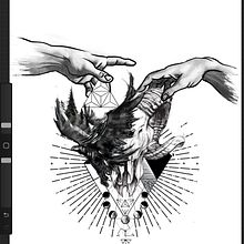 My project for course: Blackwork Tattoo Design. Traditional illustration, Digital Illustration, and Tattoo Design project by Federico Pereanez - 04.18.2022
