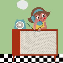 Hairdresser. Editorial Design, Paper Craft, Bookbinding, Children's Illustration, Narrative, and Children's Literature project by MARIA TARRAGO MARTI - 04.18.2022