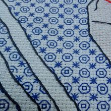 Mi Proyecto del curso: Introducción al bordado en blackwork. Un projet de Broderie , et Design textile de Laura Rodríguez - 18.04.2022