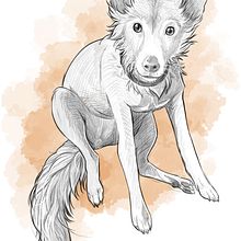 Retrato Kenia. Un proyecto de Ilustración tradicional de Rita Muñoz - 18.04.2022