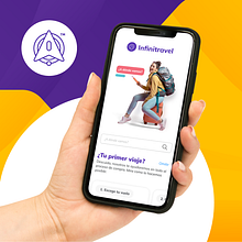 Infinitravel: Red social para viajeros y agencias de viaje. Projekt z dziedziny UX / UI, Web design, Projektowanie aplikacji mobiln, ch, Projektowanie c i frowe użytkownika Brandon Mitchell Rosales Abanto - 28.03.2022