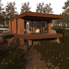 Mi Proyecto del curso: Render de interiores realistas con 3ds Max. 3D, Architecture, Interior Architecture, L, scape Architecture, Digital Architecture, 3D Design, and ArchVIZ project by Catalina Álvarez - 04.19.2022
