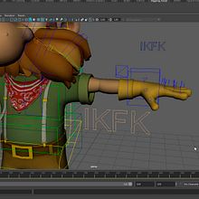 Mi Proyecto del curso: Técnicas avanzadas de rigging y deformación. Animation, Rigging, and Character Animation project by Roberto Diaz - 04.16.2022