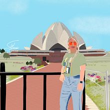 My first Travelling Sketch!. Traditional illustration, Photograph, Architecture, Character Design, Graphic Design, Sketching, Drawing, and Architectural Illustration project by aida_stn93 - 04.16.2022