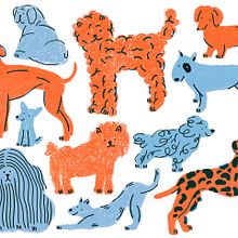 Perritos — Risografía. Un proyecto de Dibujo de Camilo Castaño Quinchía - 20.04.2022
