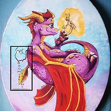 Spyro. Un proyecto de Ilustración tradicional, Pintura y Pintura acrílica de Brittni Bromley - 20.04.2022