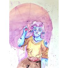 My project for course: Expressive Manga Illustration in Watercolor. Un proyecto de Ilustración tradicional, Dibujo, Pintura a la acuarela y Manga de Brittni Bromley - 30.04.2022