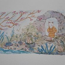 Mon projet du cours : Illustration à l’aquarelle dans le style japonais . % Eve Rodolfi tarafından hazırlanan Geleneksel illüstras, on, Çizim, Sulubo, Ve a Resim projesi - 04.20.2022