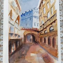 Mijn project van de cursus: Architecturale representaties maken met aquarel. Traditional illustration, Sketching, Drawing, Watercolor Painting, Architectural Illustration, and Sketchbook project by Judith van Rijswijk - 04.20.2022
