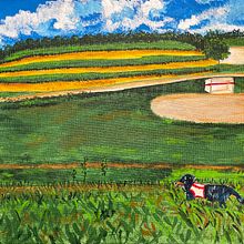 My project for course: Painting Nature with Acrylic: From Sketchbook to Canvas. Un proyecto de Ilustración tradicional, Pintura, Pintura acrílica y Sketchbook de Julie Yankovich - 20.04.2022