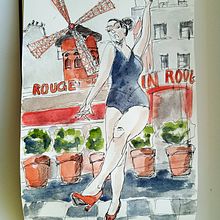 My project for course: Artistic Watercolor Sketching: Dare to Express Your Ideas. Un progetto di Illustrazione tradizionale, Bozzetti, Creatività, Disegno, Pittura ad acquerello e Sketchbook di csili - 20.04.2022
