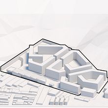 Diagrama feito no estilo do escritório Bjarke Ingels Group (BIG) para um projeto de conjunto de habitação social para Frei Caneca (Rio de Janeiro). Un progetto di Architettura, Illustrazione architettonica e Graphic design di Mateus Benevenuti - 20.04.2022