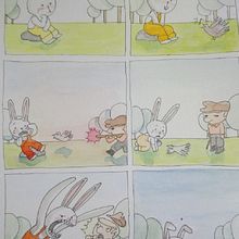 Mi Proyecto del curso: Introducción a la psicología del color: la narrativa cromática. Un proyecto de Ilustración tradicional, Bellas Artes, Pintura, Pintura a la acuarela, Ilustración infantil, Narrativa y Teoría del color de senoritalinda21 - 18.04.2022