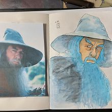 Mein Kursprojekt: Skizzenheft für Aquarellporträts. Un progetto di Pittura, Pittura ad acquerello, Disegno di ritratti e Sketchbook di Jens Landefeld - 21.04.2022