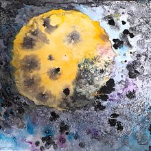 Crazy Moon. Un proyecto de Ilustración tradicional, Bellas Artes, Pintura y Pintura a la acuarela de Valentina Julia Viglietti - 21.04.2022